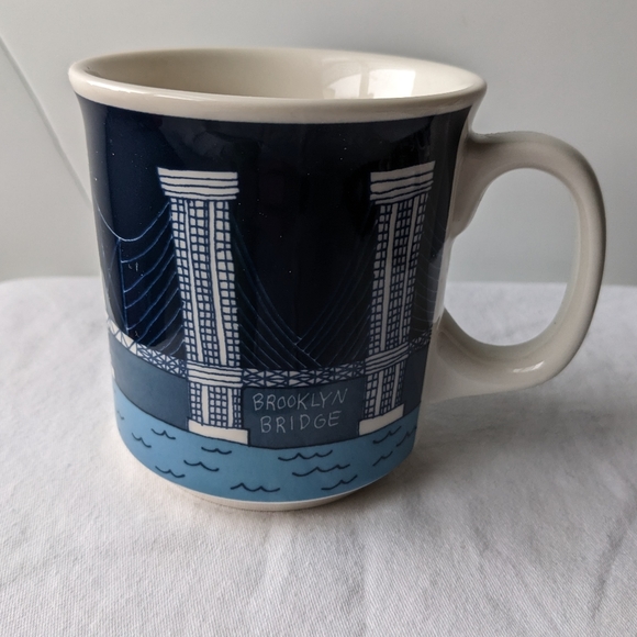 Fishs Eddy Dining Fishs Eddy Ana Benaroya New York City Bridges Mug